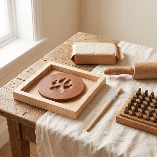 The Clay Paw Print Kit — Dog
